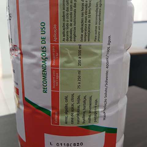 Fertilizante Mineral Misto Foliar Crown Orange N=45% H3 BO3 B=17%