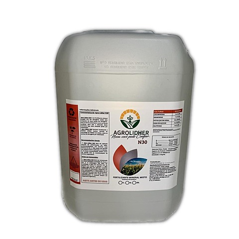 Uréia Liquida N30 - 25 Litros - Concentrada - Rende 5000