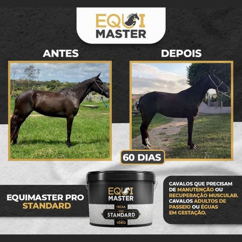 Suplemento para manutenção de Cavalos Adultos Equimaster 10 Kg 