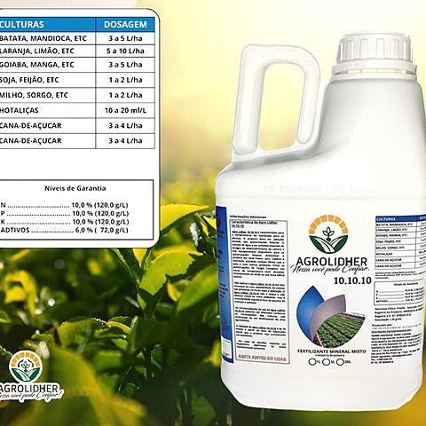 Adubo Liquido Npk 10.10.10  - 25 Litros